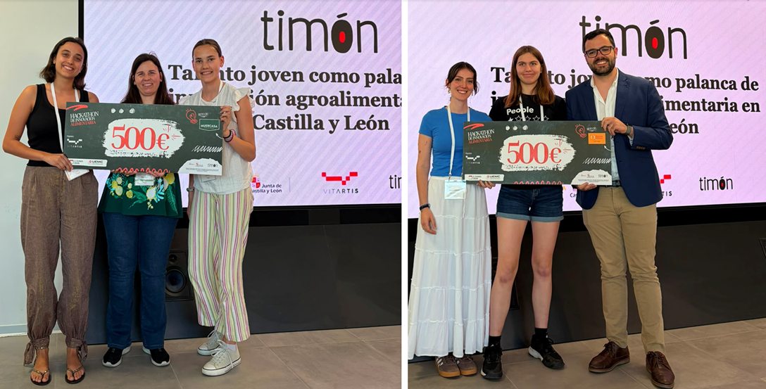 Vitartis premia a dos grupos de estudiantes por sus soluciones innovadoras a los retos planteados por Avícola Velasco y Huercasa en el I Hackathon de Innovación Alimentaria